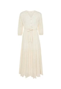 MEXX Maxi Jurk Broderie Off White -Style Verkoop fl0660033w 110701 5