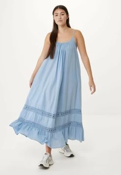 MEXX Maxi Jurk Babyblauw -Style Verkoop fl0661033w 124108 5
