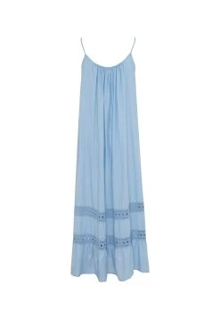 MEXX Maxi Jurk Babyblauw -Style Verkoop fl0661033w 124108 6