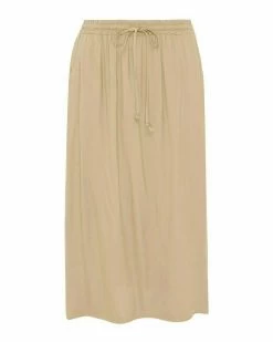 MEXX Midi Rok Beige -Style Verkoop fl1720023w 140002