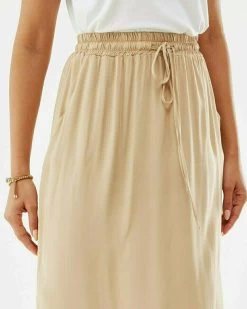 MEXX Midi Rok Beige -Style Verkoop fl1720023w 140002 4