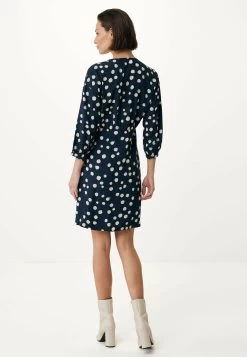 MEXX Geprinte Jurk Met Overslag Navy 13 MEXX Geprinte Jurk Met Overslag Navy -Style Verkoop gn0603033w 194020 3