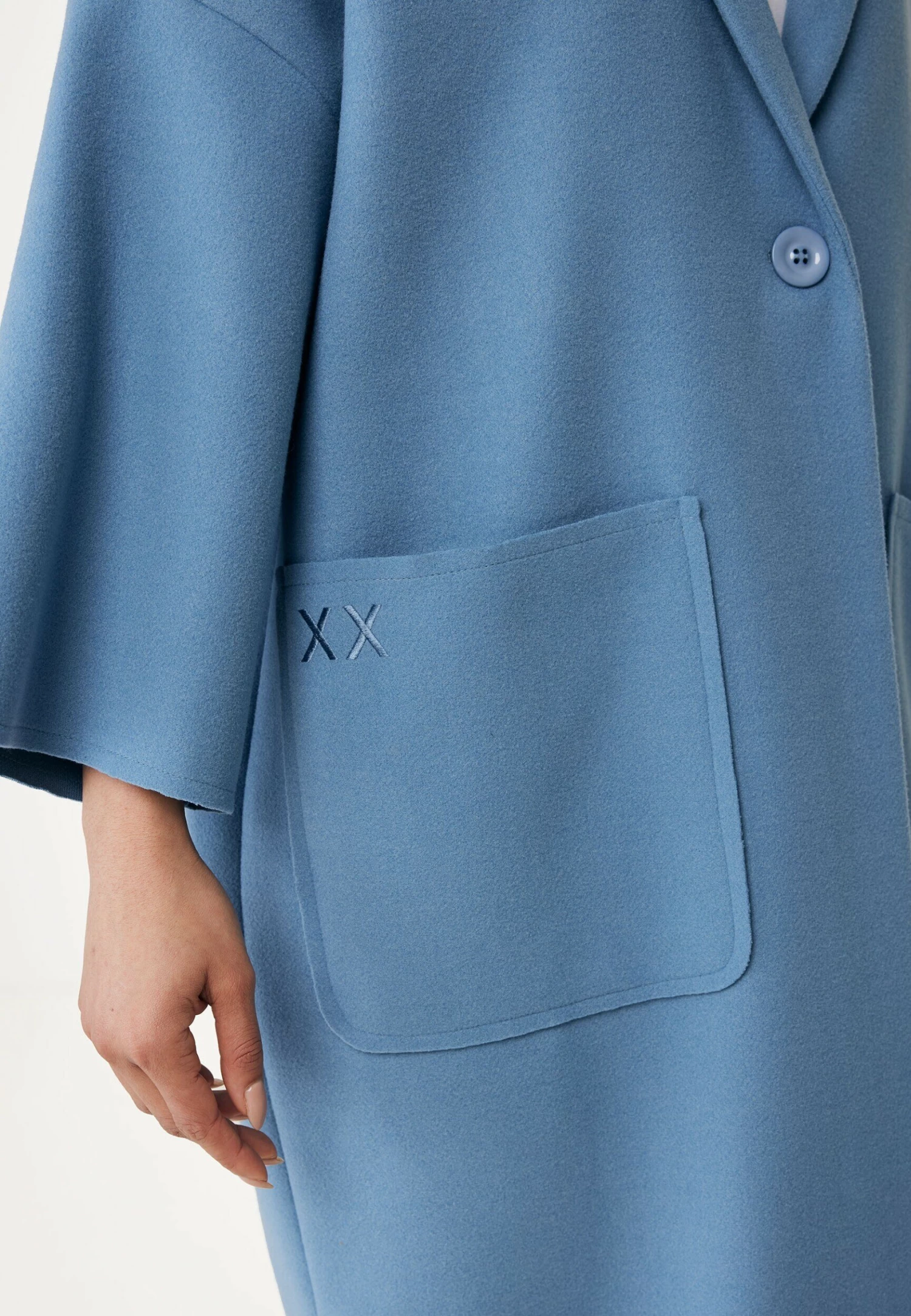 MEXX Oversized Coat Babyblauw 7 MEXX Oversized Coat Babyblauw - Afbeelding 5