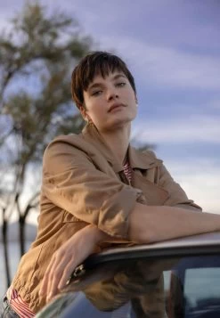 MEXX Korte Trenchcoat Oversized Zand -Style Verkoop mexx cote d azur 34