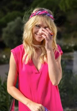 MEXX Mouwloze V-hals Jurk Roze -Style Verkoop mexx cote d azur 56