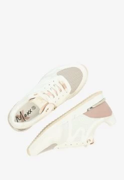 MEXX Sneaker Kate Wit/Roze -Style Verkoop mxk040103w 3028 4