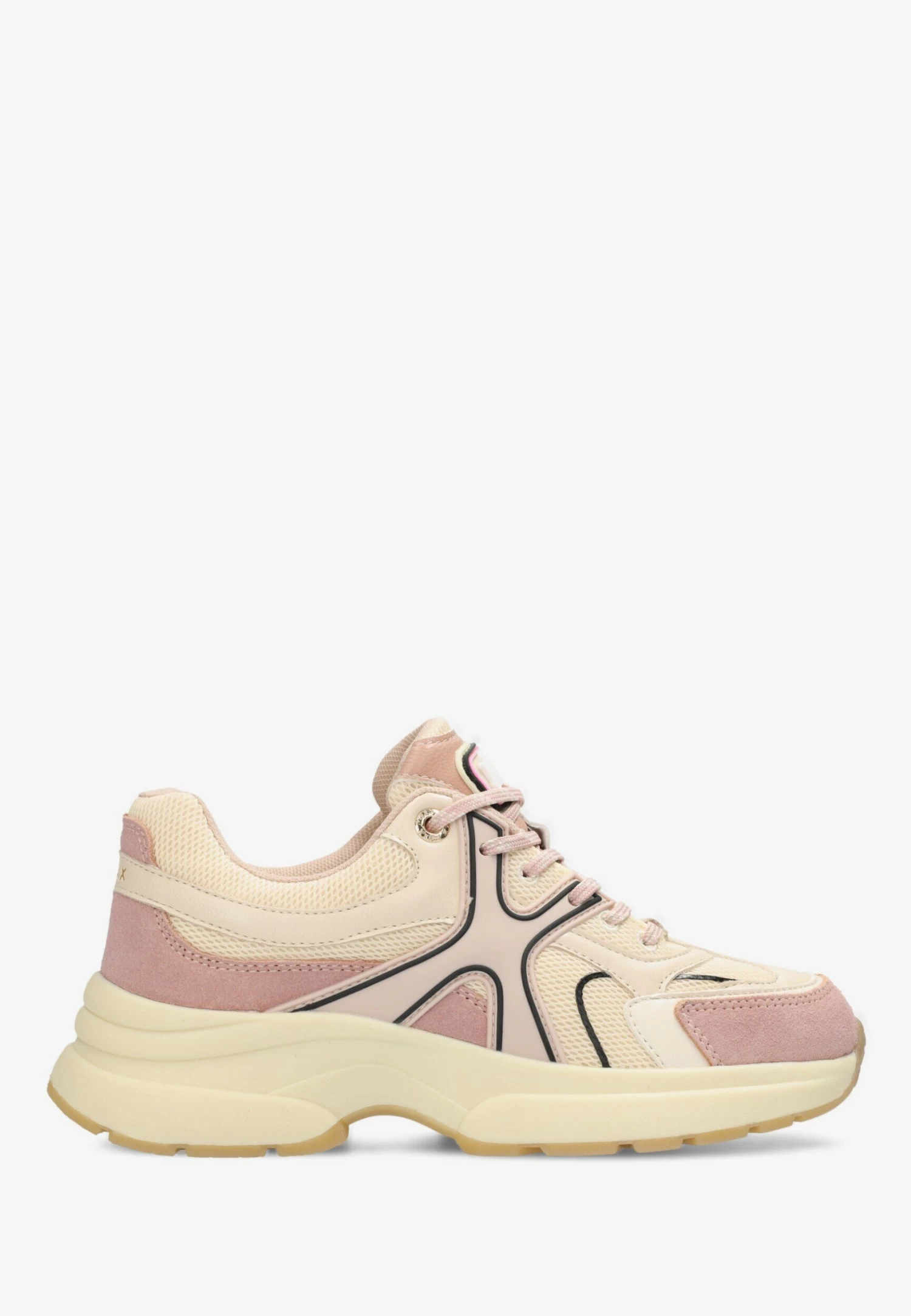 MEXX Sneaker Loyce Beige/Roze 3 MEXX Sneaker Loyce Beige/Roze
