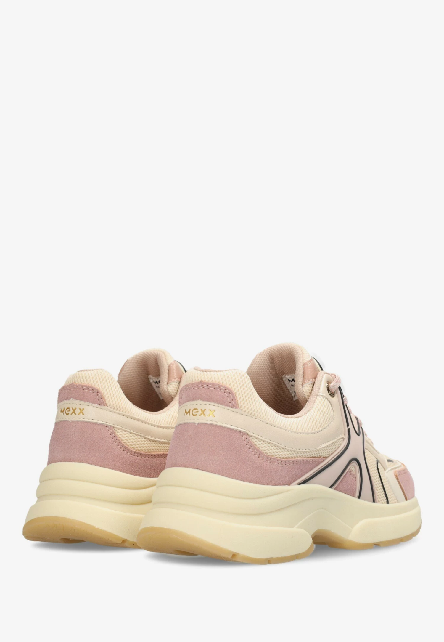 MEXX Sneaker Loyce Beige/Roze 5 MEXX Sneaker Loyce Beige/Roze - Afbeelding 3
