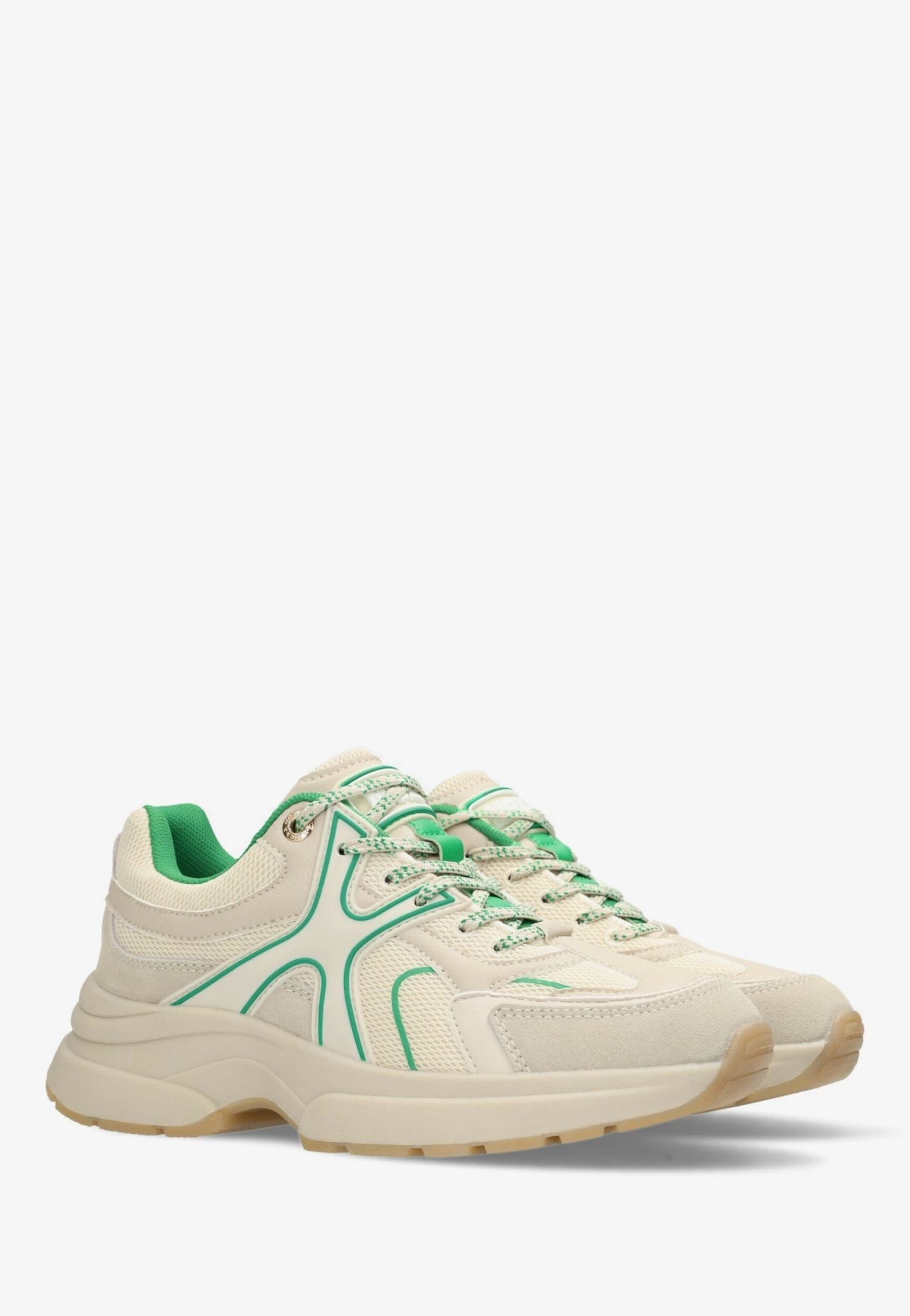 MEXX Sneaker Loyce Beige/Groen 5 MEXX Sneaker Loyce Beige/Groen - Afbeelding 3