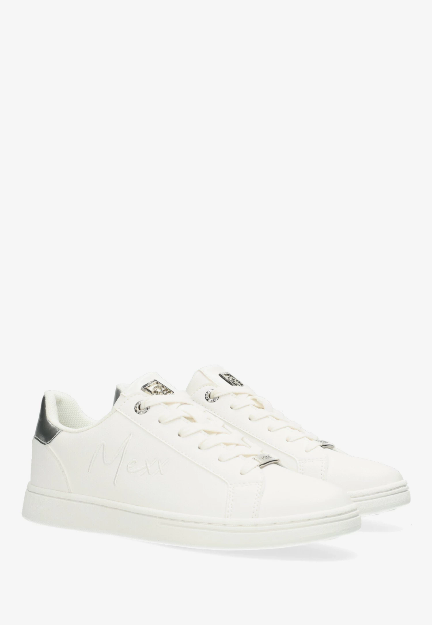 MEXX Sneaker Glib Wit/Zilver 5 MEXX Sneaker Glib Wit/Zilver - Afbeelding 3