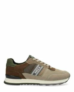 MEXX Sneaker Hoover Taupe/Donkerbruin