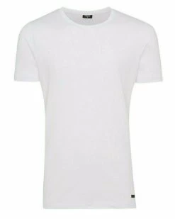 MEXX Wit Heren T-shirt Met Ronde Hals