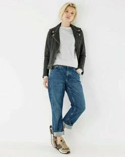 MEXX Milou Leren Jas Zwart -Style Verkoop no1103013w 193911 2