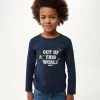 MEXX Long Sleeve Artwork T-shirt Navy