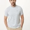 MEXX T-shirt Gestreept Licht Blauw -Style Verkoop ot2151033m 144211 2