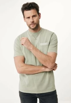MEXX Garment Dye T-shirt Groen