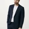 MEXX Blazer Geruit Navy -Style Verkoop tu0305033m 194020 2