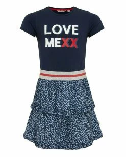 MEXX Two In One Dress Navy -Style Verkoop tu0622023g 194020