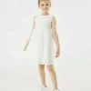 MEXX Broidery Dress Off White -Style Verkoop tu0636023g 110602 2