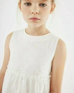 MEXX Broidery Dress Off White -Style Verkoop tu0636023g 110602 4