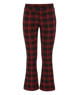 MEXX Checked Flared Pants Red 11 MEXX Checked Flared Pants Red -Style Verkoop tu1302026g 191758 1