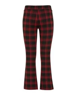 MEXX Checked Flared Pants Red 10 MEXX Checked Flared Pants Red -Style Verkoop tu1302026g 191758 6