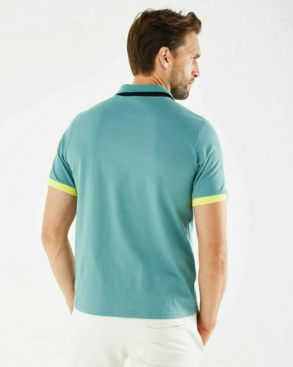 MEXX Pique Polo Dark Mint 6 MEXX Pique Polo Dark Mint - Afbeelding 4