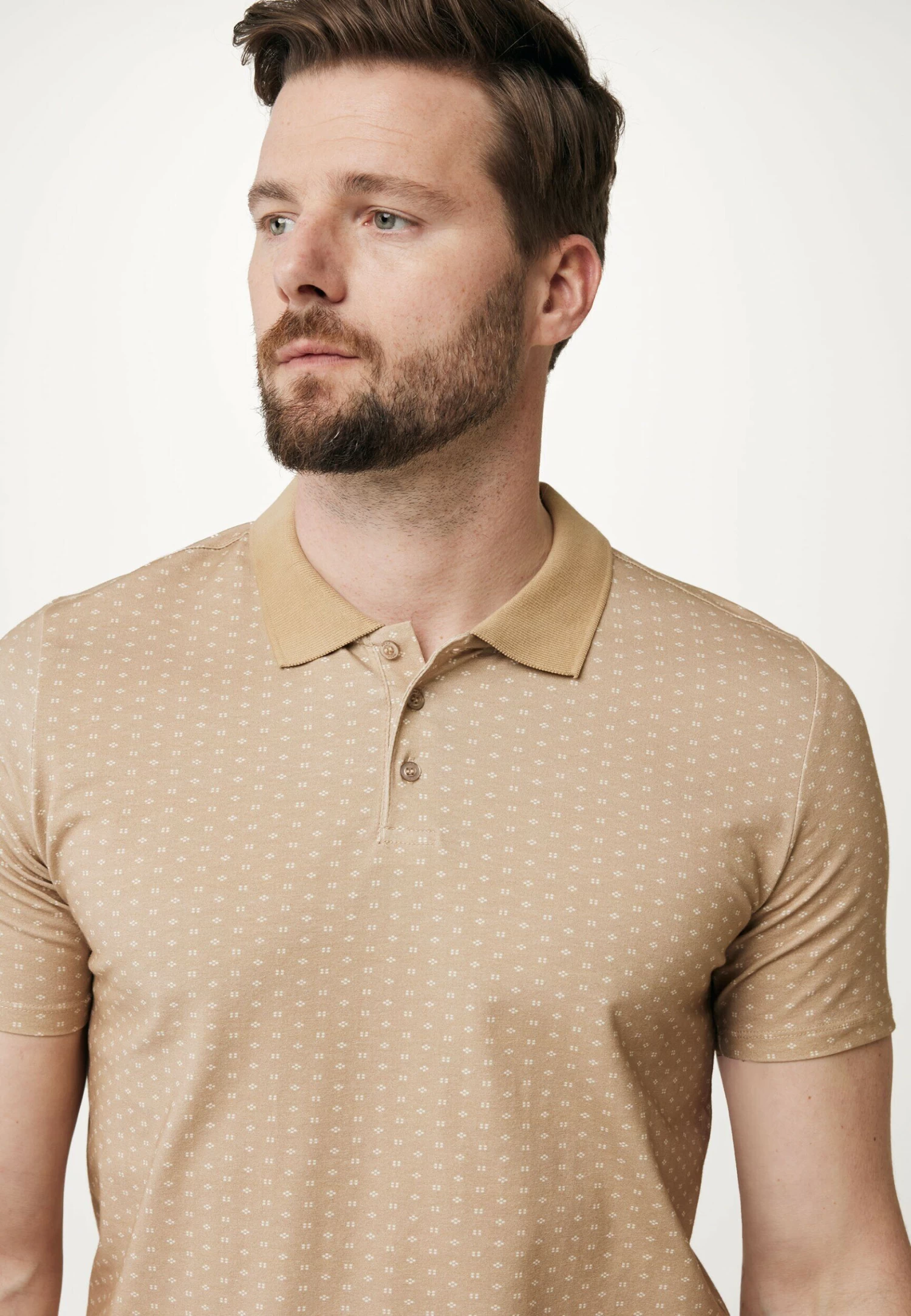 MEXX Polo Print Zand 7 MEXX Polo Print Zand - Afbeelding 5