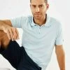 MEXX Mercerized Popcorn Polo Light Blue -Style Verkoop tu1420023m 144215 1