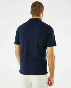 MEXX Mercerized Popcorn Polo Navy -Style Verkoop tu1420023m 194020 3