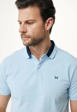 MEXX Korte Mouwen Polo Blauw -Style Verkoop tu1430033m 144121 5