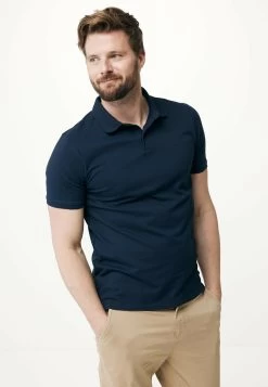 MEXX Basic Korte Mouwen Polo Navy
