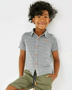 MEXX Blouse Short Sleeve Navy