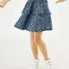 MEXX Printed Skirt Navy