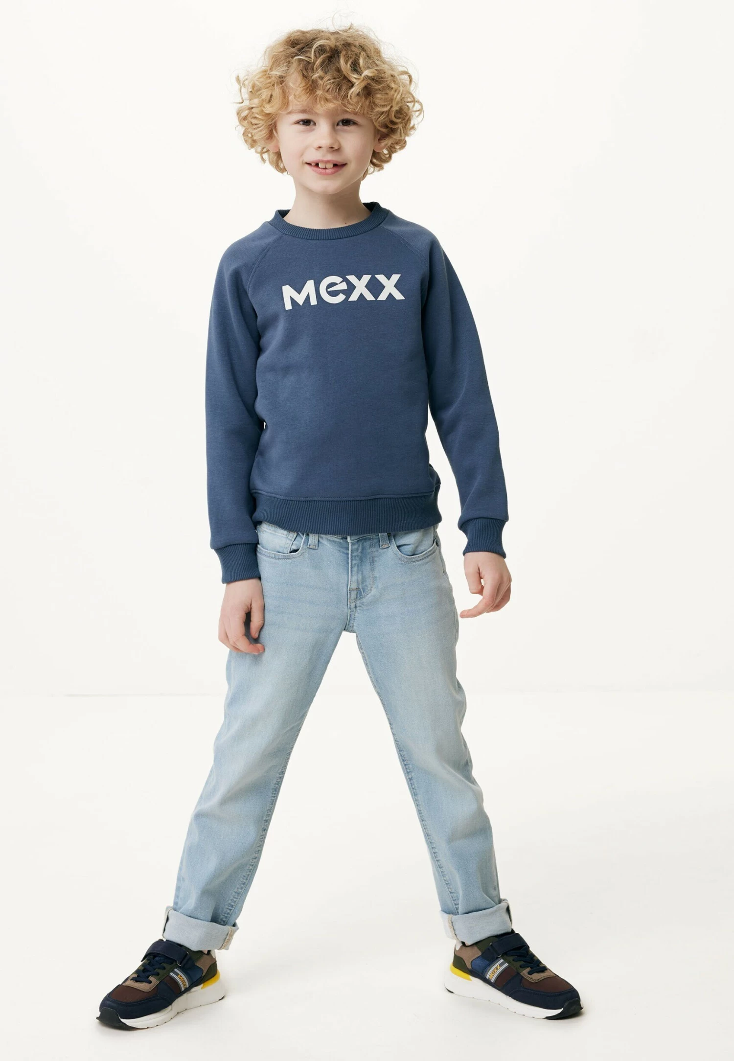 MEXX Crew Neck Sweater Light Navy (Dark Denim) 3 MEXX Crew Neck Sweater Light Navy (Dark Denim)