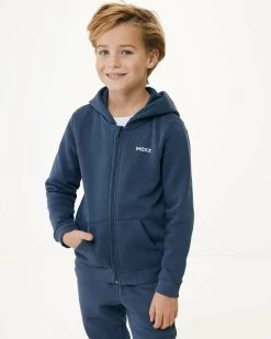 MEXX Hooded Zipthrough Light Navy (Dark Denim)