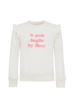 MEXX Sweater Ruffle Off White -Style Verkoop tu1809033g 110701 5