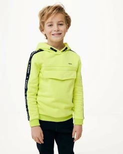 MEXX Hoody With Kangeroo Pocket Neon Yellow