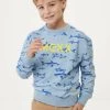 MEXX Sweater Print Lichtblauw -Style Verkoop tu1824033b 144214 2
