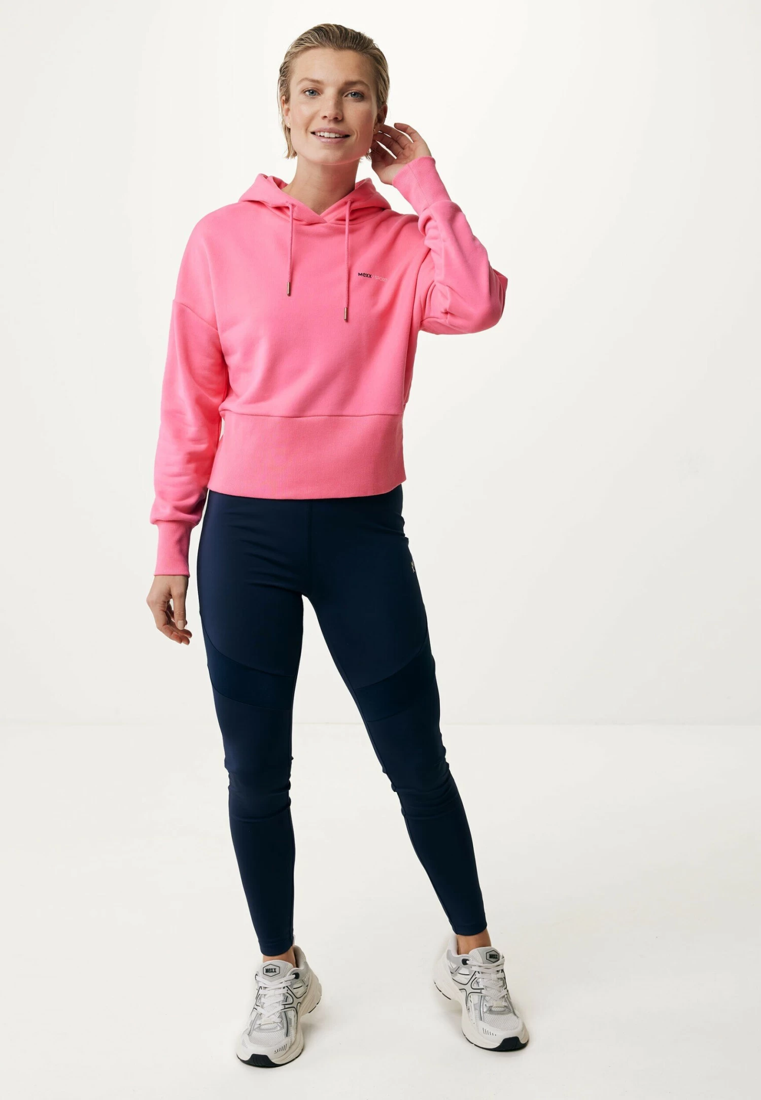 MEXX Hooded Sweater Neon Roze 4 MEXX Hooded Sweater Neon Roze - Afbeelding 2