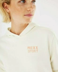 MEXX Hooded Sweater Off White -Style Verkoop tu1859023w 110701 4
