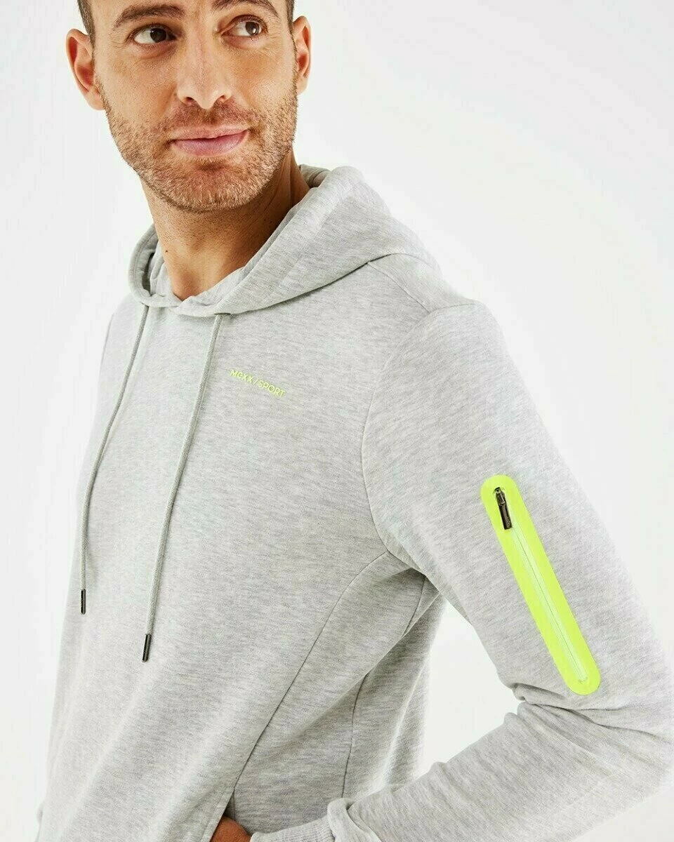 MEXX Hooded Sweater Grey Melee 6 MEXX Hooded Sweater Grey Melee - Afbeelding 4