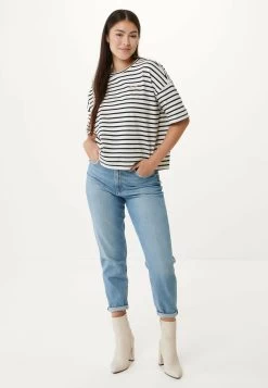 MEXX Gestreepte Korte Mouwen T-shirt -Style Verkoop tu1863033w 110602 3