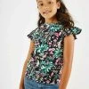 MEXX Printed Ruffle Top Navy 2 MEXX Printed Ruffle Top Navy -Style Verkoop tu2030023g 194020 1