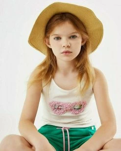 MEXX Crossed Back Singlet Off White