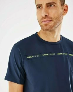 MEXX Short Sleeve T-shirt Navy -Style Verkoop tu21103023m 194020 4