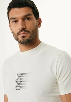 MEXX T-shirt Korte Mouwen Print Off White -Style Verkoop tu21119033m 110701 5