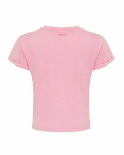 MEXX Knotted Glitter T-shirt Pink -Style Verkoop tu2155023g 152216 6 1