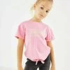 MEXX Knotted Glitter T-shirt Pink -Style Verkoop tu2155023g 152216 1