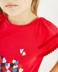 MEXX Artwork T-shirt Red -Style Verkoop tu2158023g 181761 4